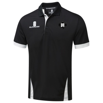 Fuse Polo Shirt : Black /  White